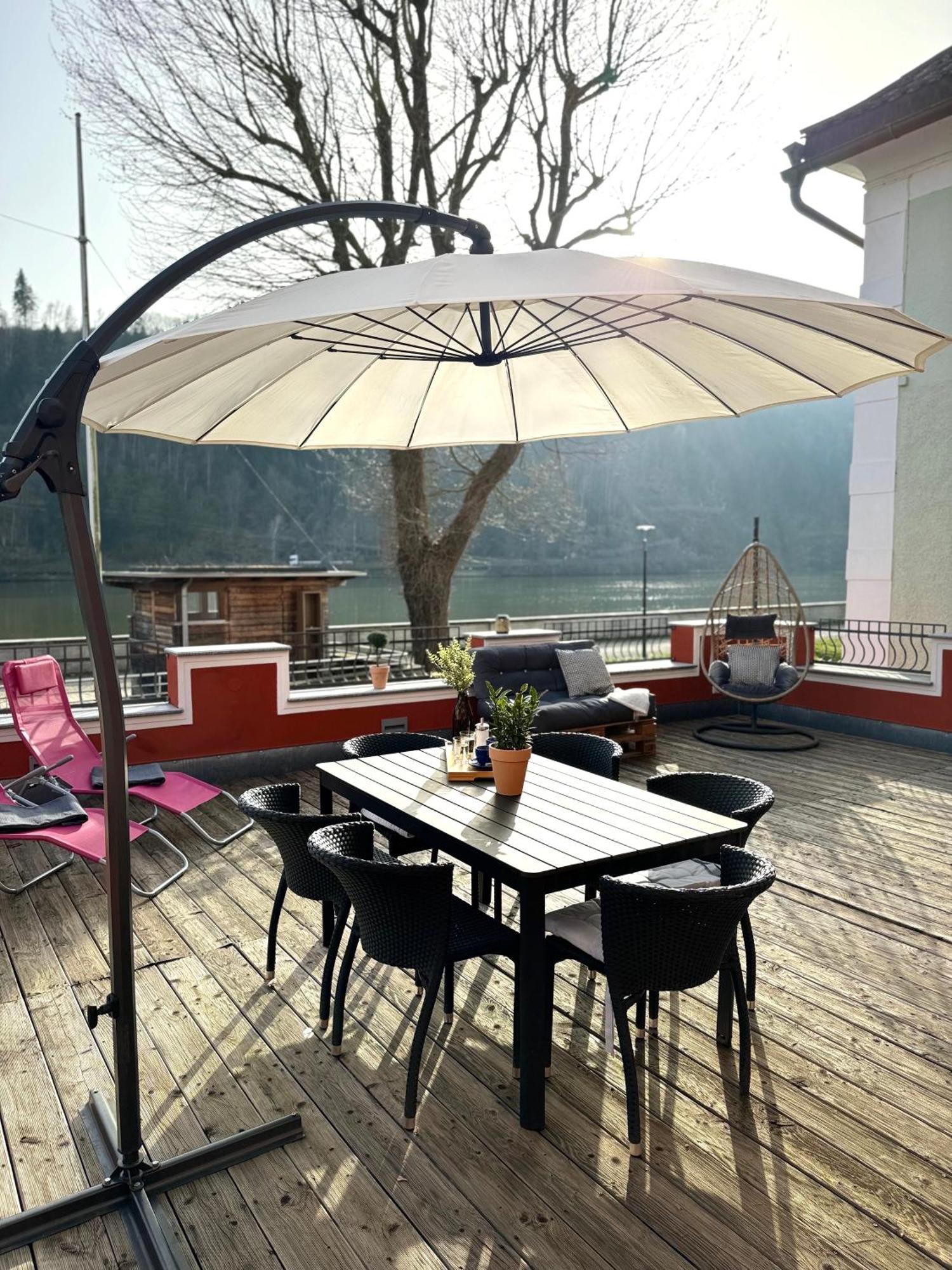 Terrassenwohnung Mit Donaublick Obernzell Eksteriør bilde